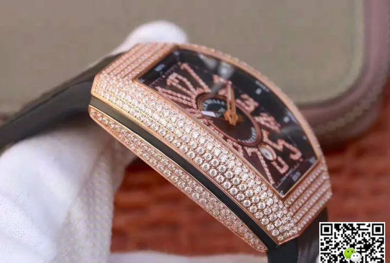 Franck Muller Vanguard V45.SC.DT.D.NBR.CD.5N.NR 1:1 Best Edition Replica Watch Swiss ETA2824-2